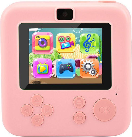 FreeOn Free2Play Kiddigit Kinderkamera mit Thermodruck Rosa