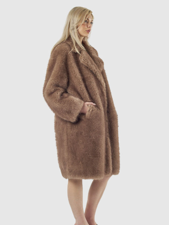 Blană de damă Taupe