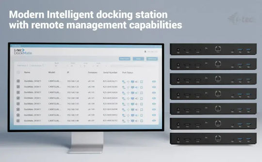 i-tec i-tec Thunderbolt 4 Dockingstation mit PowerDelivery (PD) Grau