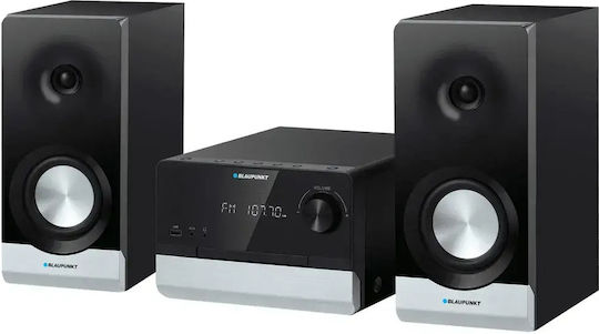 Blaupunkt 2.0 Sound System MS 40.2 100W with CD Player and Bluetooth Black