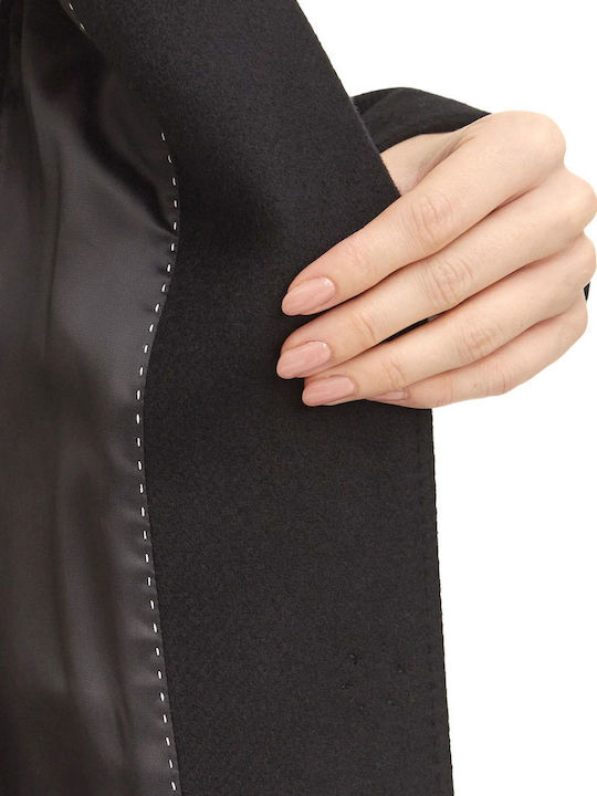 Wool Women's Coat Black