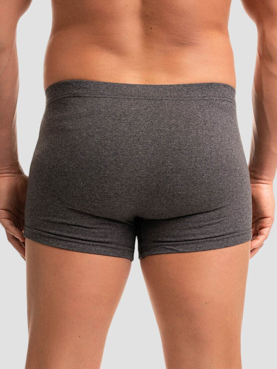 Men's Anthracite Printed Boxer