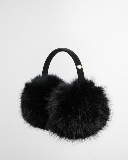 Damen-Earmuff Gestrickt in Schwarz