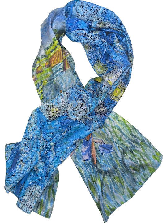 Gift-Me Multicolour Silk Women's Scarf