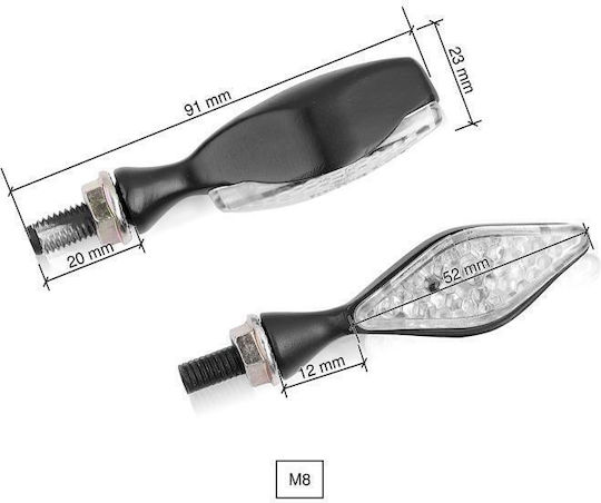 Puig Semnalizatoare LED pentru Motocicletă 2 buc.