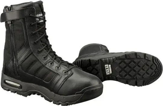 Original S.W.A.T. Bocanci Militari Metro din Piele Negri
