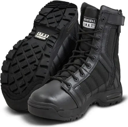 Original S.W.A.T. Bocanci Militari Metro din Piele Negri