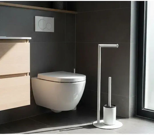 Set Accesorii Baie Inox Alb