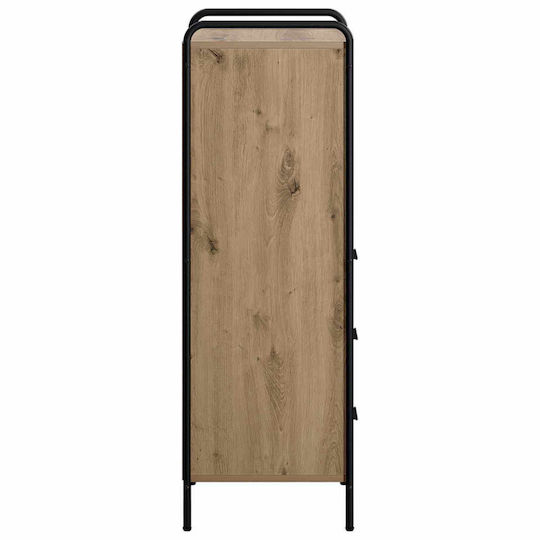 vidaXL Artisan Badezimmerschrank 40x36x109,5 cm Eiche