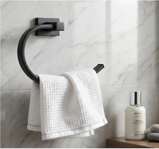 Set Accesorii de Baie Montat pe Perete din Sticlă Gri 6 Bucăți