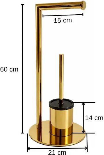 Set de Accesorii de Baie din Inox Auriu