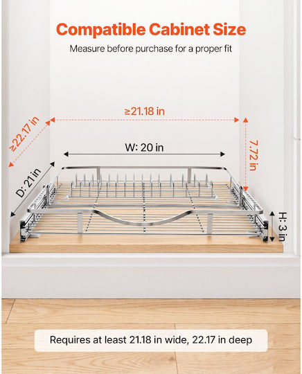 Vevor Suport de Masă din Inox 50x53,5 cm Argintiu Vevor Suport de Masă din Inox 50x53,5 cm Argintiu