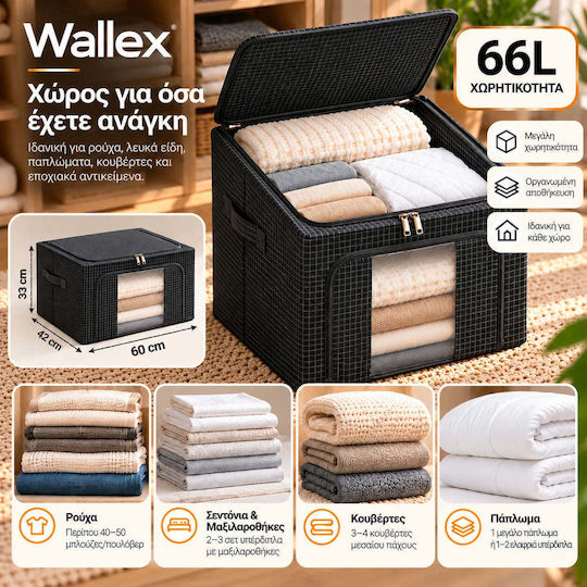 Wallex Husă Textilă pentru Depozitarea Hainelor 50x40x33cm WL141583