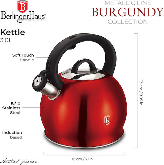 Berlinger Haus Βραστήρας Ανοξείδωτος 3000ml