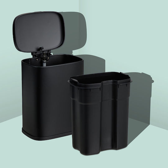 Relaxdays Coș de Baie din Inox 3 l Gri