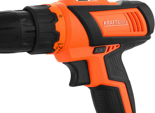 Kraft & Dele KD3356 Mașină de găurit și înșurubat cu Acumulator 21V 2x2Ah