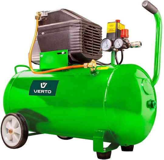Verto Einphasiger Luftkompressor mit Luftkammer 50lt