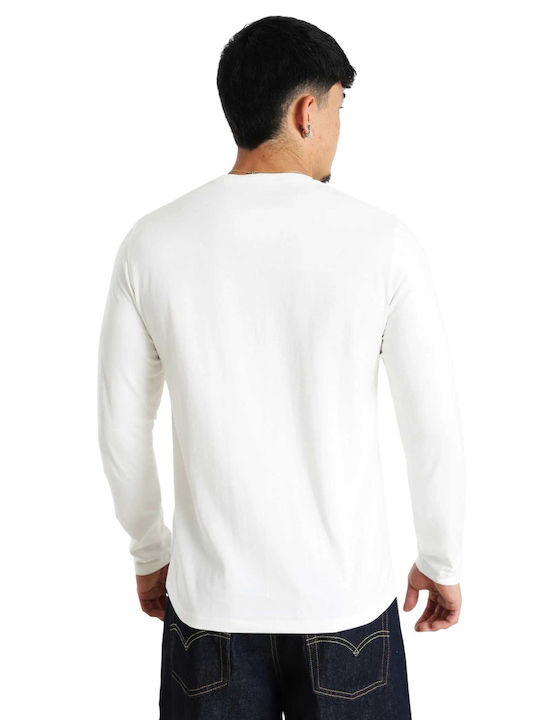 U.S. Polo Assn. Bluză Polo cu Mâneci Lungi White