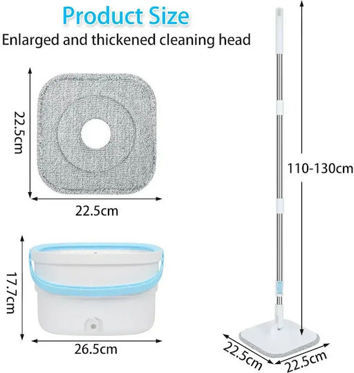 Mop Rotativ pentru Parchet 360° 00000967