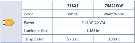 Astral Pool Φωτιστικό Πισίνας με Θερμό Λευκό Φως 75821WW
