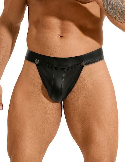 Ανδρικό Εσώρουχο Jockstrap Μαύρο