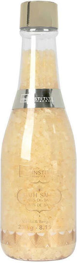 Idc Scented Bath Salts In Bottle Vanilla & Bergamot Άλατα Μπάνιου Βανίλια & Περγαμόντο 230gr