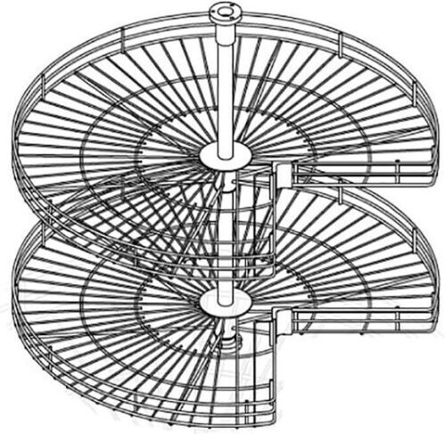Περιστρεφομενο Ραφι Finetto 3/4 Φ-720μμ Χρωμιο