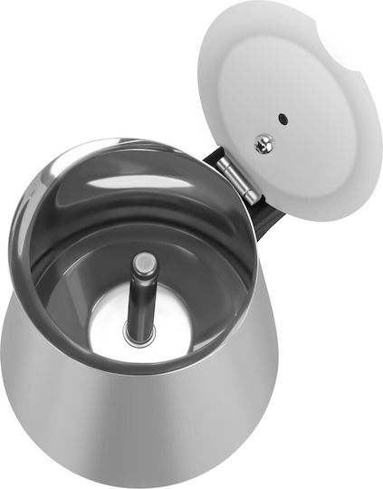 Kraft & Dele Ibric pentru espresso 6 cești din inox argintiu