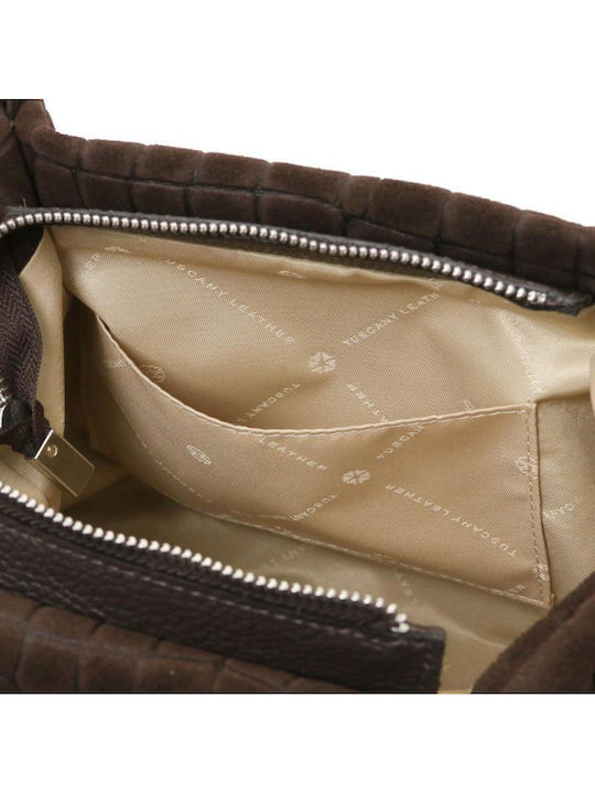 Nora Leather Women's Handbag Suede Brown