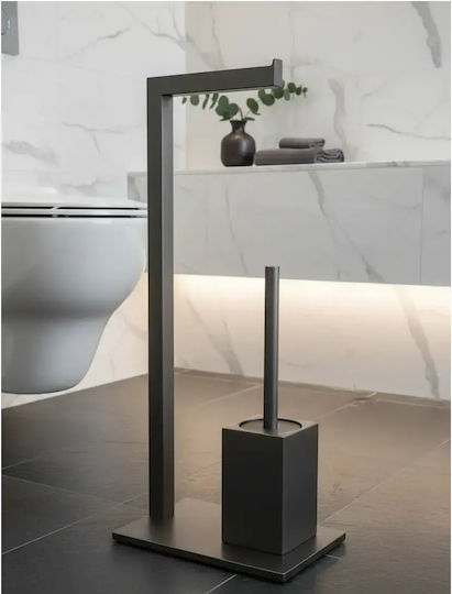 Set de Accesorii de Baie din Inox Gri