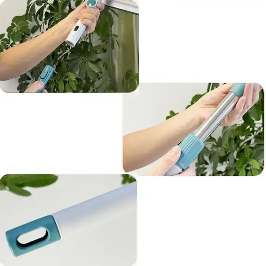Window Cleaner Extendable Telescopic Handle Herum 2 Cloths Included 100–170 Cm