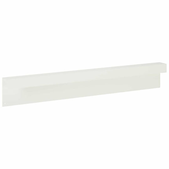 Garden Border Edging Profiles 10 Pcs 100 x 6 x 15 cm Steel White 8012951 White