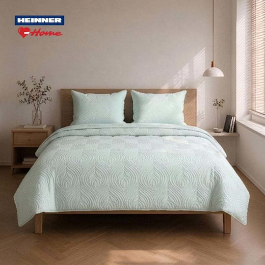 Heinner Set Cuvertură Matlasată King Verde 220x240cm 3 Buc
