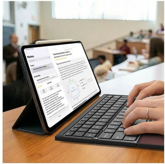 ZO1T Wireless Bluetooth Keyboard with Touchpad International English Red