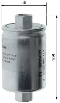 Filtru de benzină Bosch 0986450119 0986450119