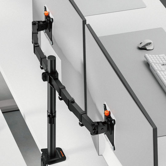 Brateck BT-AMA-B2 Desk Mount for 2 Monitors up to 32" with Arm