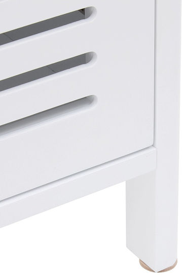 5Five Floor-Standing Bathroom Cabinet W36xD30xH160cm White