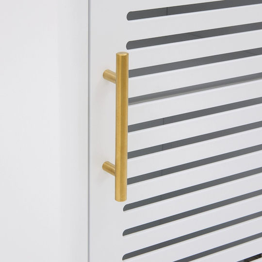 5Five Floor-Standing Bathroom Cabinet W36xD30xH160cm White