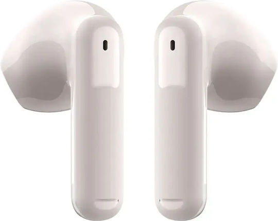 Earbuds 5 Bluetooth Handsfree Earphones with Sweat Resistance and Charging Case Light Pink