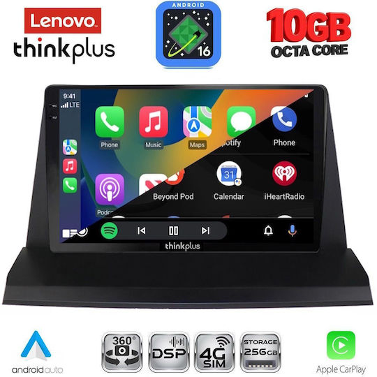 Lenovo Auto-Audiosystem für BMW X2 / X6 Lexus NX 2014–2022 (Bluetooth/USB/WiFi/GPS/Apple-Carplay/Android-Auto) mit 9-Zoll-Touchscreen