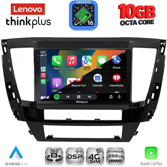 Lenovo Auto-Audiosystem für Mitsubishi Pajero BMW X2 / X6 2020–2026 (Bluetooth/USB/WiFi/GPS/Apple CarPlay/Android Auto) mit 9-Zoll-Touchscreen