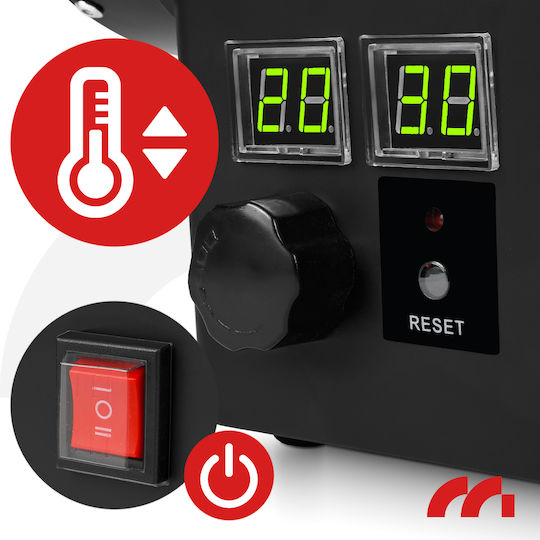 MalTec Βιομηχανικό Αερόθερμο Αερίου 25kW