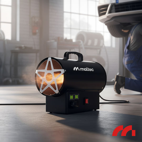 MalTec Βιομηχανικό Αερόθερμο Αερίου 25kW