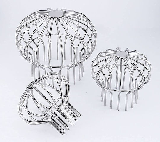 Gutter Guard Protective Anti-clogging Mesh 2 Pieces Silver M