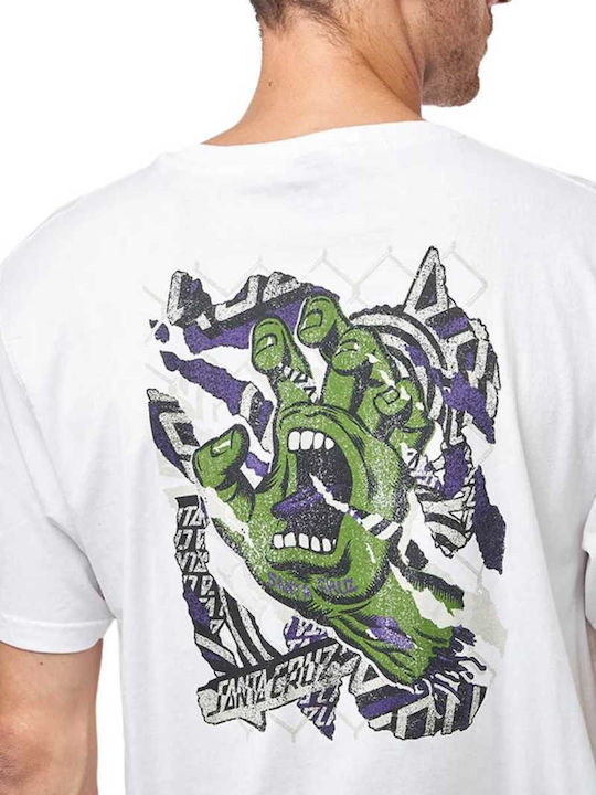 Damaged Hand T-shirt White SCA-TEE-13956