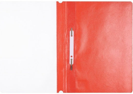 Office Products Папка с Пластина за Захващане на Хартия A4 Червена