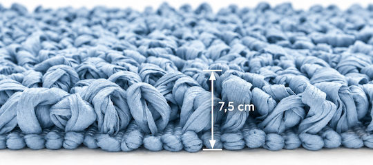 MRShome Evora 50x70cm Handmade Light Blue rug MRShome Evora 50x70cm Handmade Light Blue rug