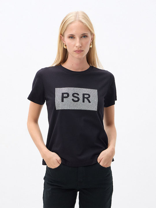 Γυναικείο T-shirt Μαύρο