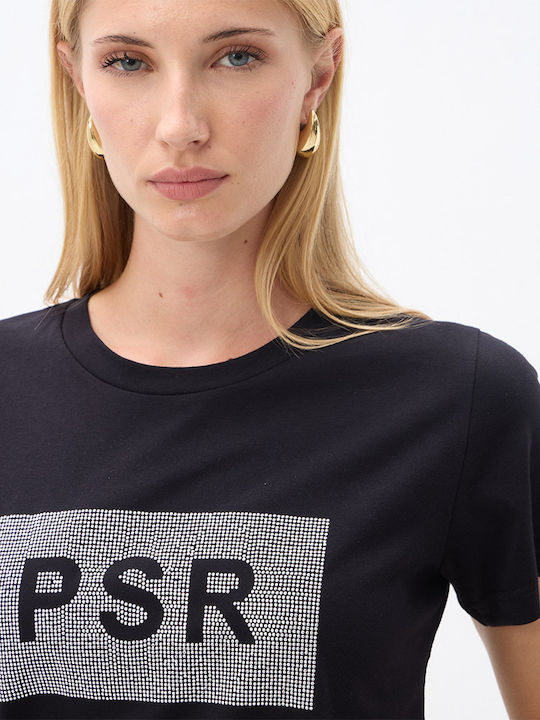 Γυναικείο T-shirt Μαύρο