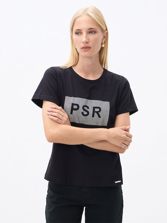 Γυναικείο T-shirt Μαύρο
